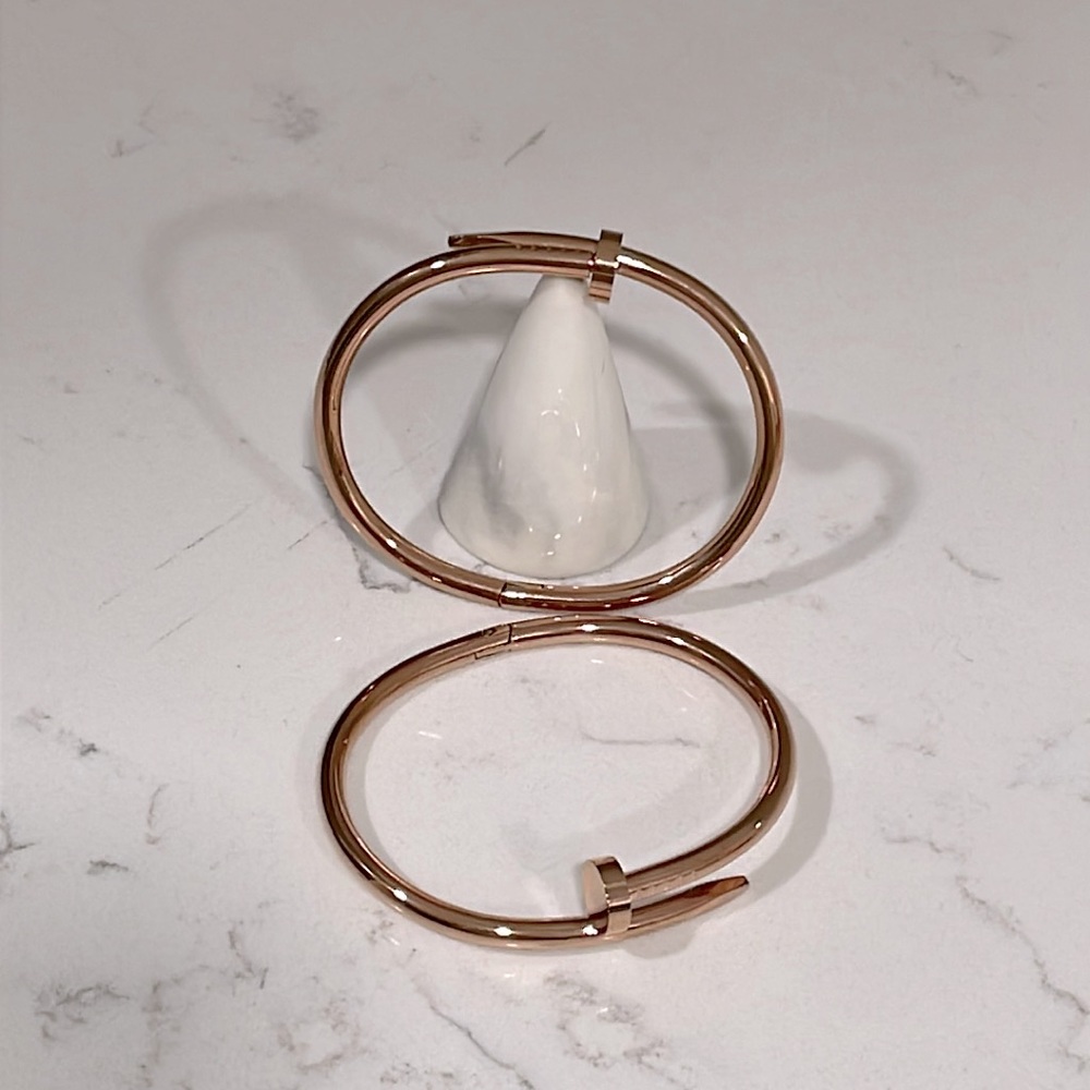 Rose Gold Nail Bracelet